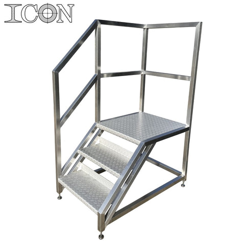 Stainless Steel Steps (Bespoke Design)