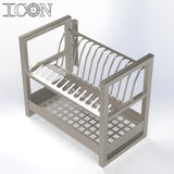 Plate & Cutlery Drying Rack