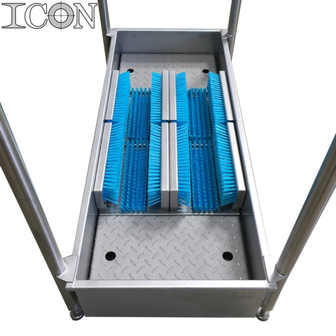 Manual Walk-Through Boot Wash with Side Brushes