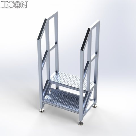 Aluminium Step Unit (Short Top Platform)