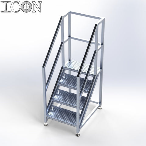 Aluminium Step Unit (Short Top Platform)