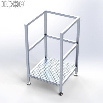 Aluminium Step Unit (Long Top Platform)