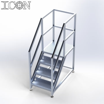 Aluminium Step Unit (Long Top Platform)