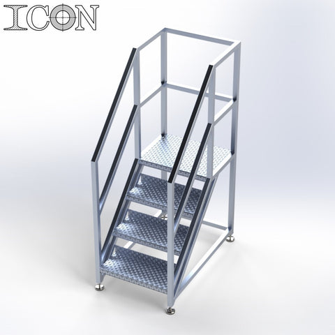 Aluminium Step Unit (Medium Top Platform)