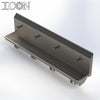 Four-Station Sink with Non-Concussive Taps