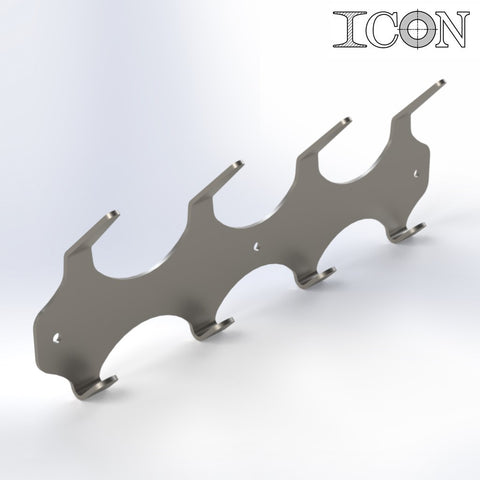 Four-Peg Coat Hook Strip