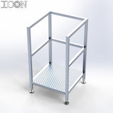 Aluminium Step Unit (Long Top Platform)