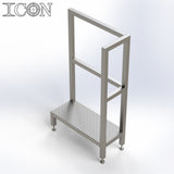 Stainless Steel Step Unit (Short Top Platform)