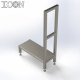 Stainless Steel Step Unit (Short Top Platform)