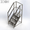 Stainless Steel Step Unit (Short Top Platform)