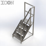 Stainless Steel Step Unit (Short Top Platform)