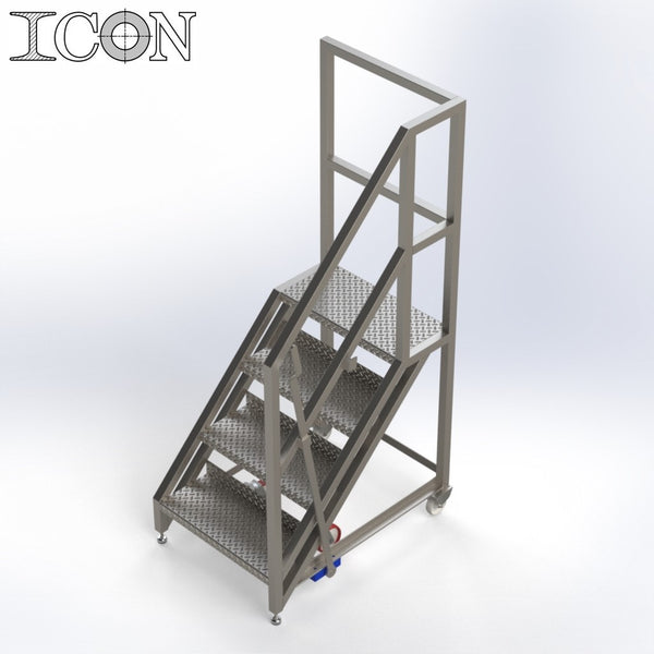 Stainless Steel Step Unit (Short Top Platform) | Icon Engineering ...