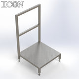 Stainless Steel Step Unit (Long Top Platform)