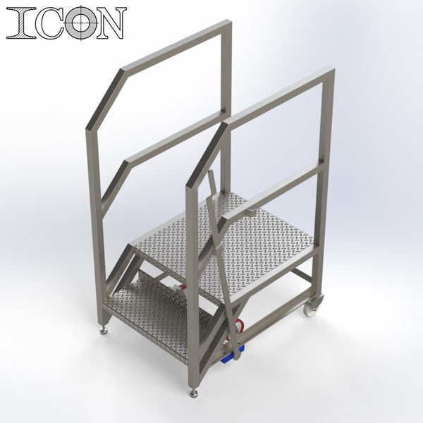 Stainless Steel Step Unit (Long Top Platform) | Icon Engineering ...