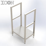 Stainless Steel Step Unit (Medium Top Platform)