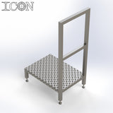 Stainless Steel Step Unit (Medium Top Platform)