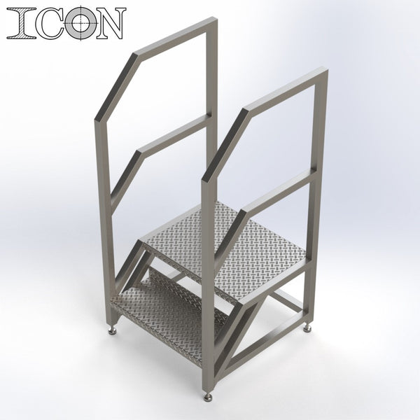 Stainless Steel Step Unit (Medium Top Platform) | Icon Engineering ...
