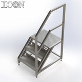Stainless Steel Step Unit (Medium Top Platform)