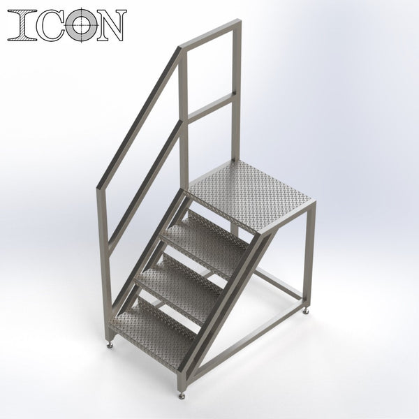 Stainless Steel Step Unit (Medium Top Platform) | Icon Engineering ...