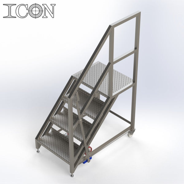 Stainless Steel Step Unit (Medium Top Platform) | Icon Engineering ...