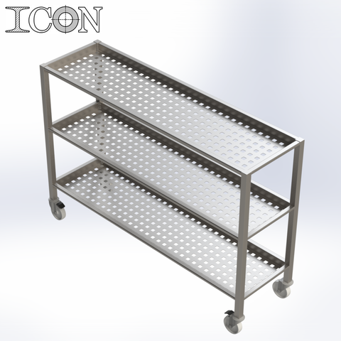 Perforated Table Trolley