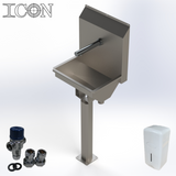 Single-Station Sink with Infrared Sensor Tap