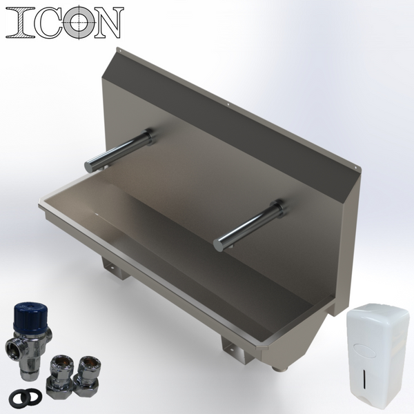 Twin-Station Sink with Infrared Sensor Taps | Icon Engineering, Wisbech ...