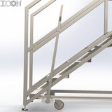 Stainless Steel Step Unit (Short Top Platform)