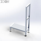 Aluminium Step Unit (Short Top Platform)