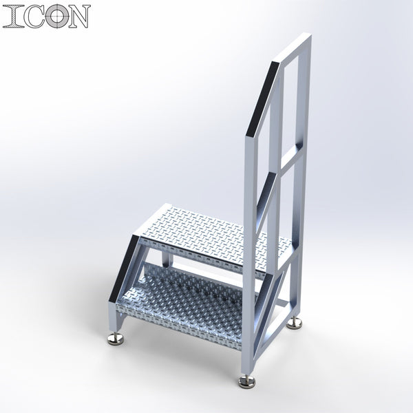 Aluminium Step Unit (Short Top Platform) | Icon Engineering, Wisbech ...