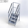 Aluminium Step Unit (Short Top Platform)