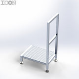 Aluminium Step Unit (Medium Top Platform)