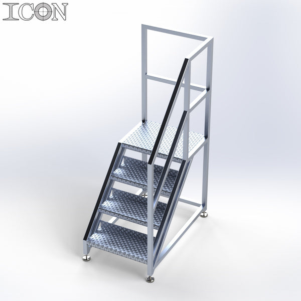 Aluminium Step Unit (Medium Top Platform) | Icon Engineering, Wisbech ...