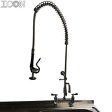 Triple Bowl, Double Drainer Catering Sink